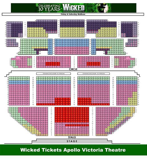 Apollo Victoria Theatre London Seating Plan & Seat View Photos.